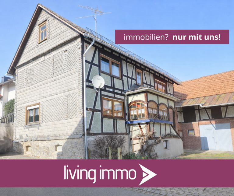 Titelbild Biedenkopf Einfamilienhaus L�ndlicher Charme: Wohnhaus mit gro�er Scheune und idyllischem Garten