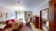 Wohnzimmer Gepflegte 2-Zimmer-Wohnung in bester Innenstadtlage von Biedenkopf - mit Balkon & Tiefgarage