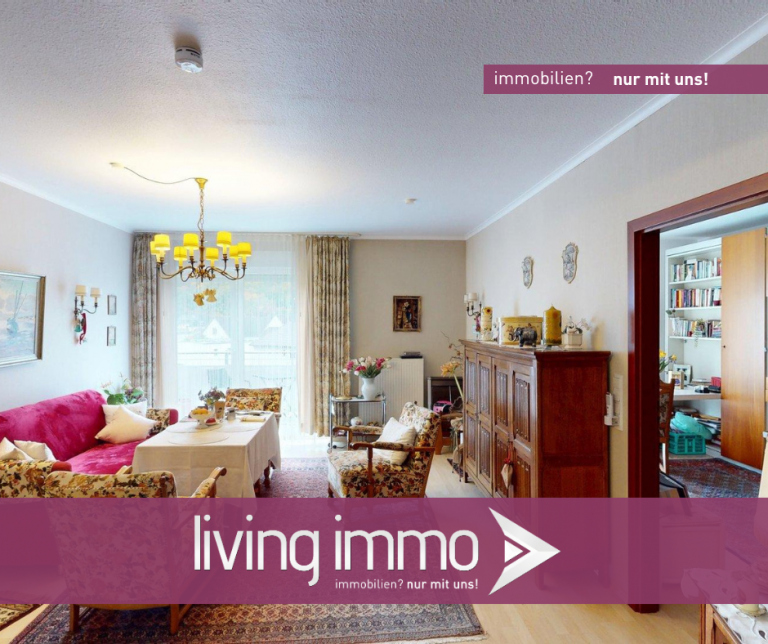 Titelbild Biedenkopf Etagenwohnung Gepflegte 2-Zimmer-Wohnung in bester Innenstadtlage von Biedenkopf - mit Balkon & Tiefgarage