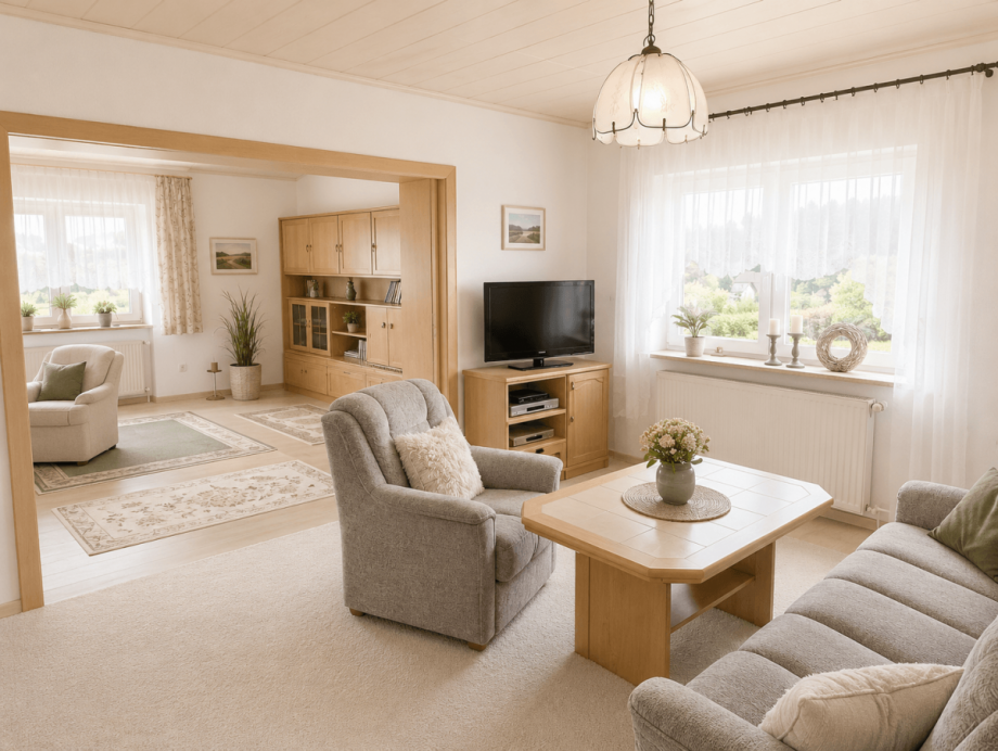Wohnzimmer Einfamilienhaus Angelburg