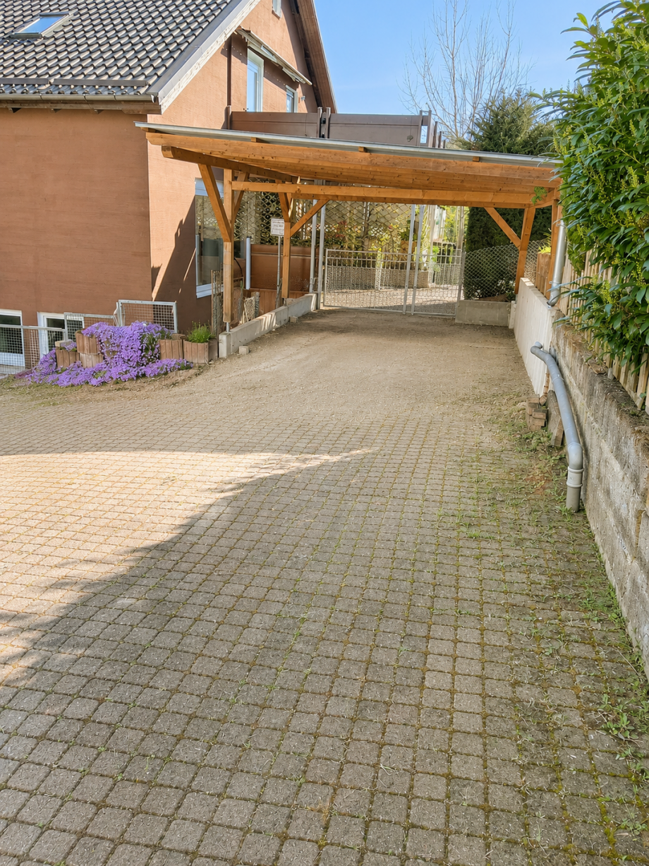 Carport und Hof Einfamilienhaus Dillenburg
